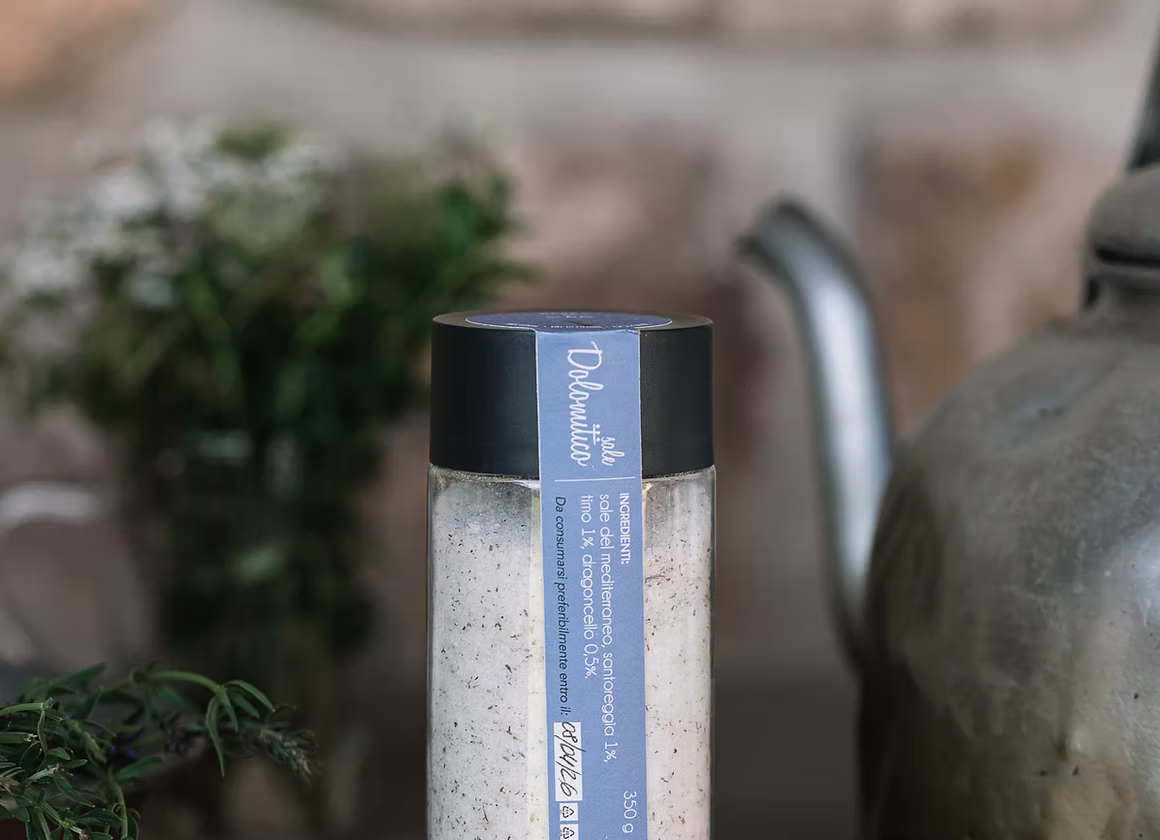 Sale Dolomitico • Tutto il carattere aromatico delle vette