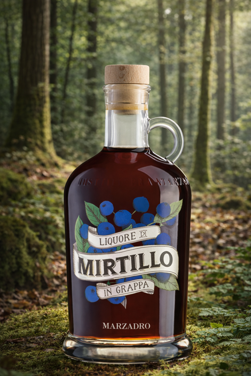 Liquore al Mirtillo in Grappa