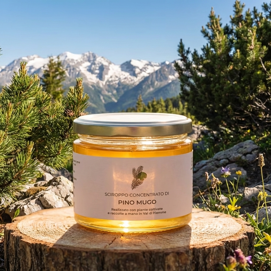 Sciroppo concentrato di pino mugo
