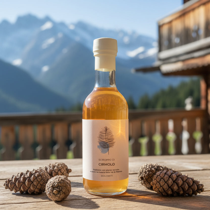 Sciroppo trentino di cirmolo