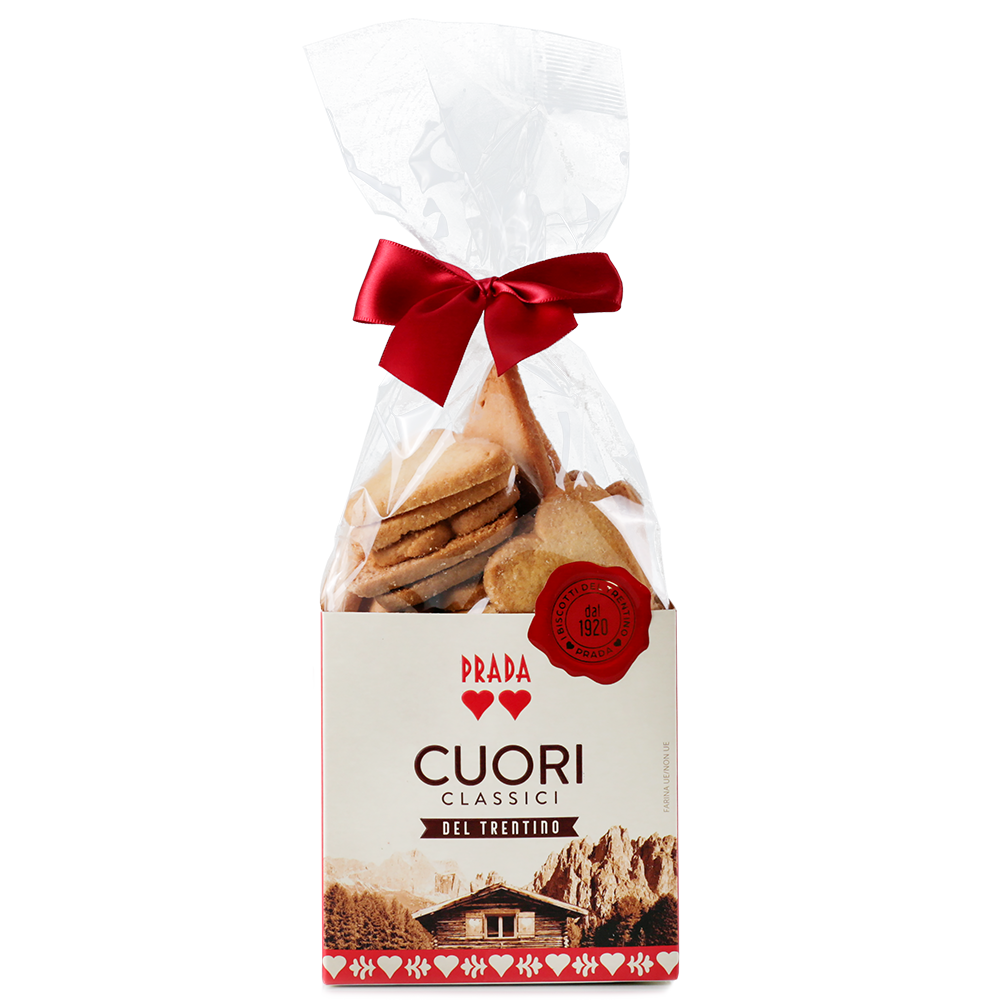 Cuori Classici • 300g • L'eredità storica del Biscottificio Prada, un gusto autentico dal 1920
