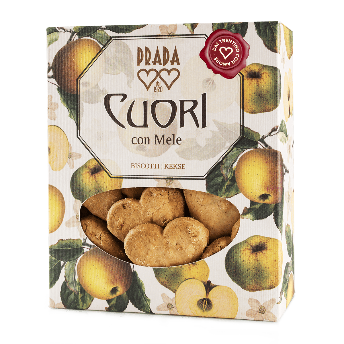 Cuori alle Mele • 180g • La dolcezza dei meleti trentini racchiusa in un morbido abbraccio