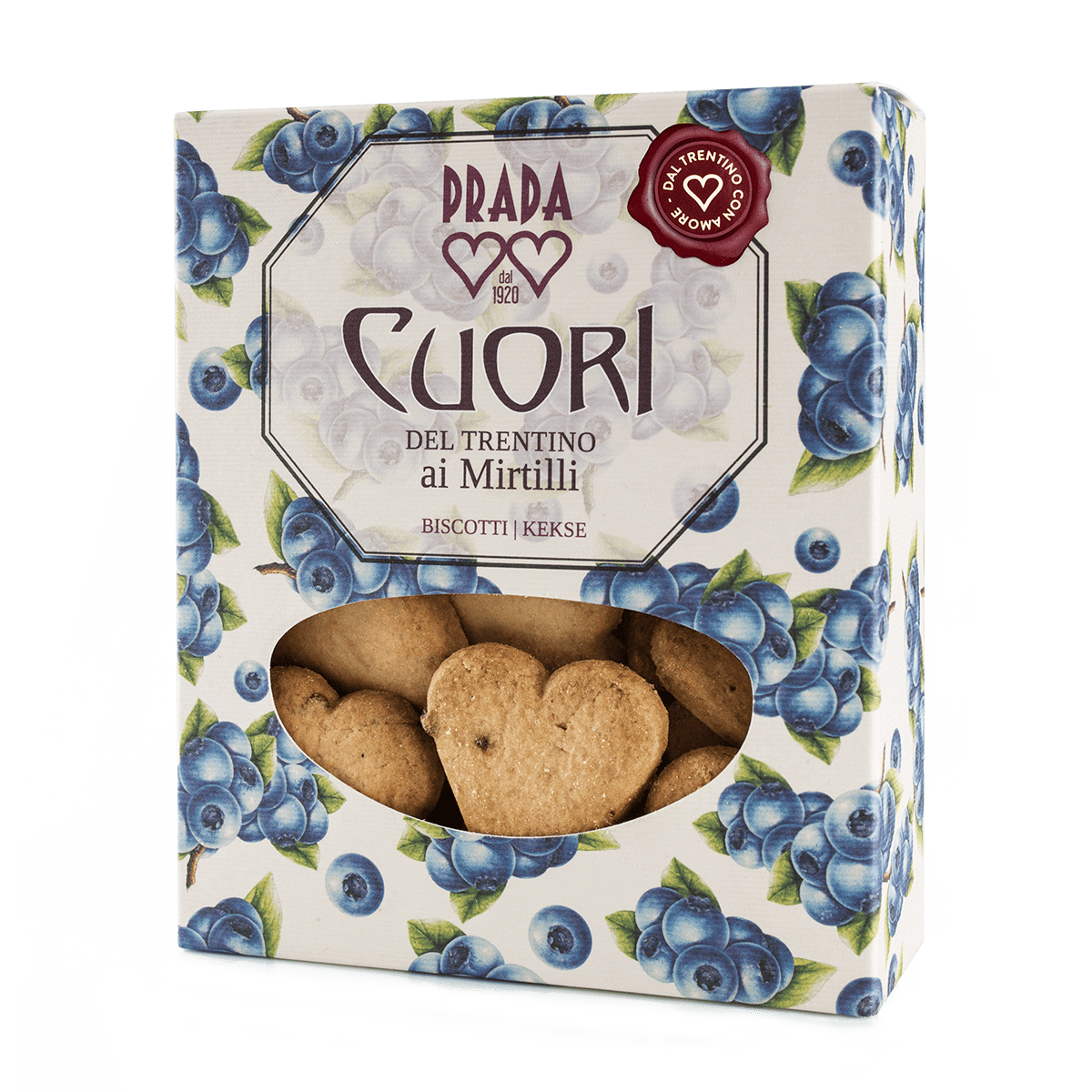 Cuori ai Mirtilli • 180g • L'anima dei nostri boschi in un cuore dolce e delicato