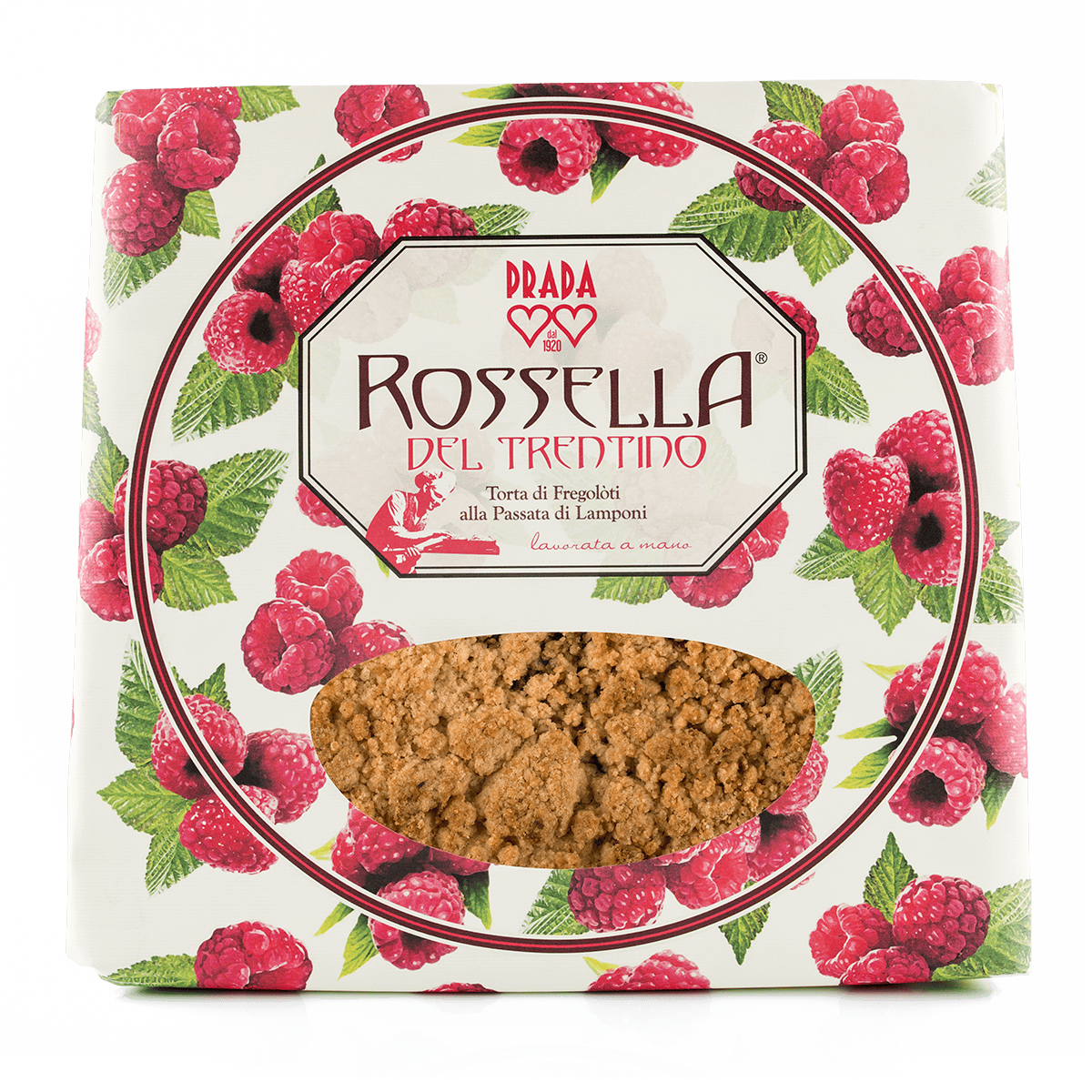 Torta ai Lamponi • 380g • Un omaggio alla natura dal cuore di lampone e pasta croccante