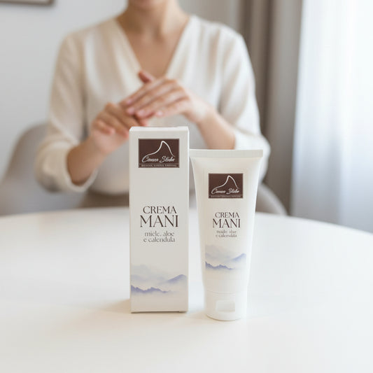 Crema Mani al Miele, Aloe e Calendula - Selezione Cimon Stube - Trattamento Cosmetico Naturale - 100ml