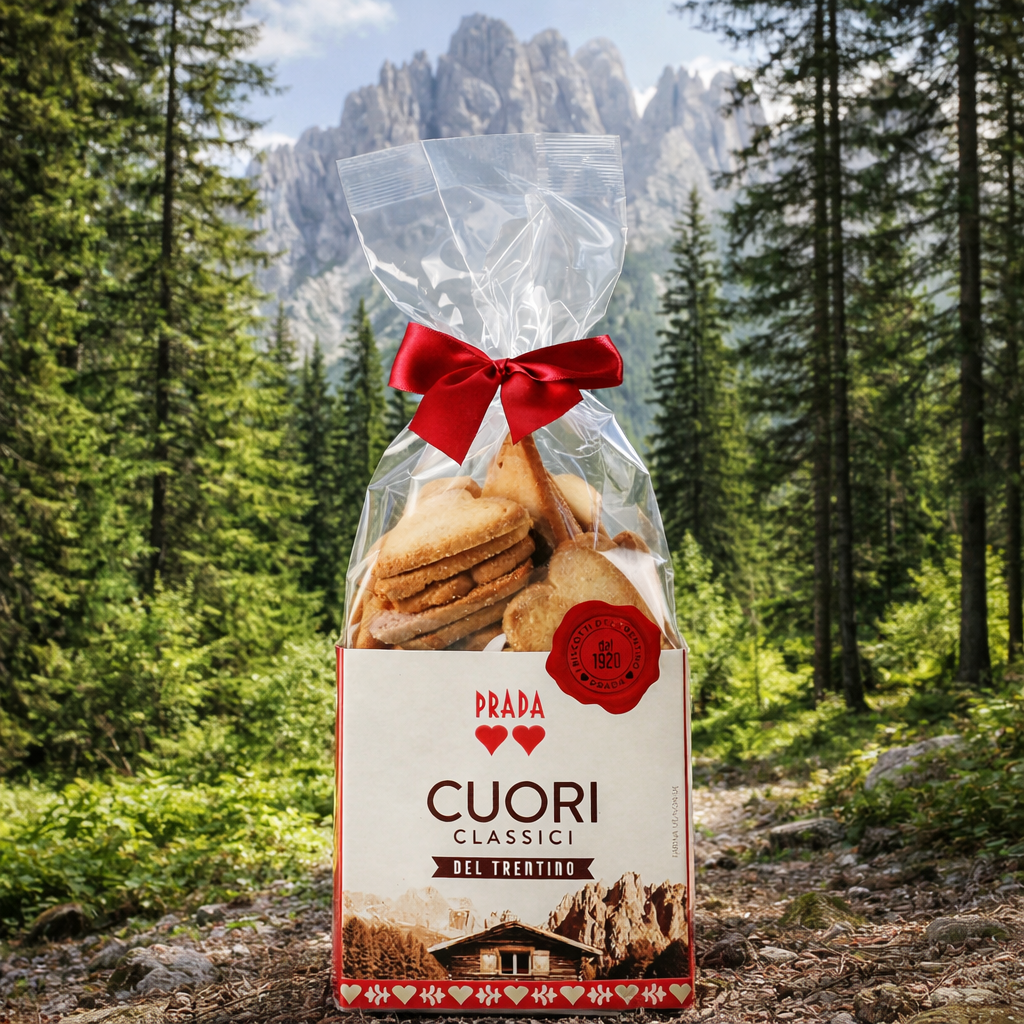 Cuori Classici • 300g • L'eredità storica del Biscottificio Prada, un gusto autentico dal 1920