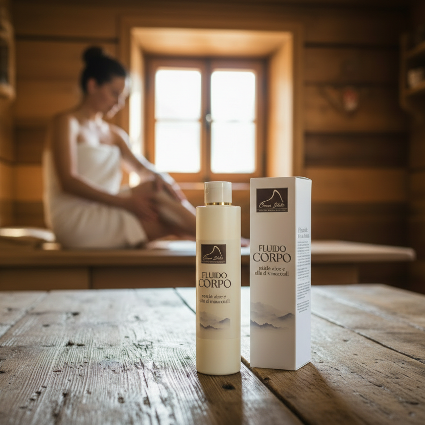 Fluido Corpo al Miele, Aloe e Olio di Vinaccioli - Selezione Cimon Stube - Trattamento Cosmetico Naturale - 200ml