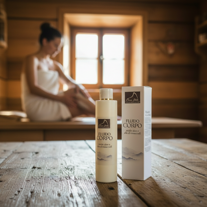 Fluido Corpo al Miele, Aloe e Olio di Vinaccioli - Selezione Cimon Stube - Trattamento Cosmetico Naturale - 200ml