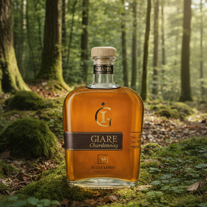 Grappa Giare Chardonnay Marzadro - Eccellenza Artigianale Trentina - 70cl