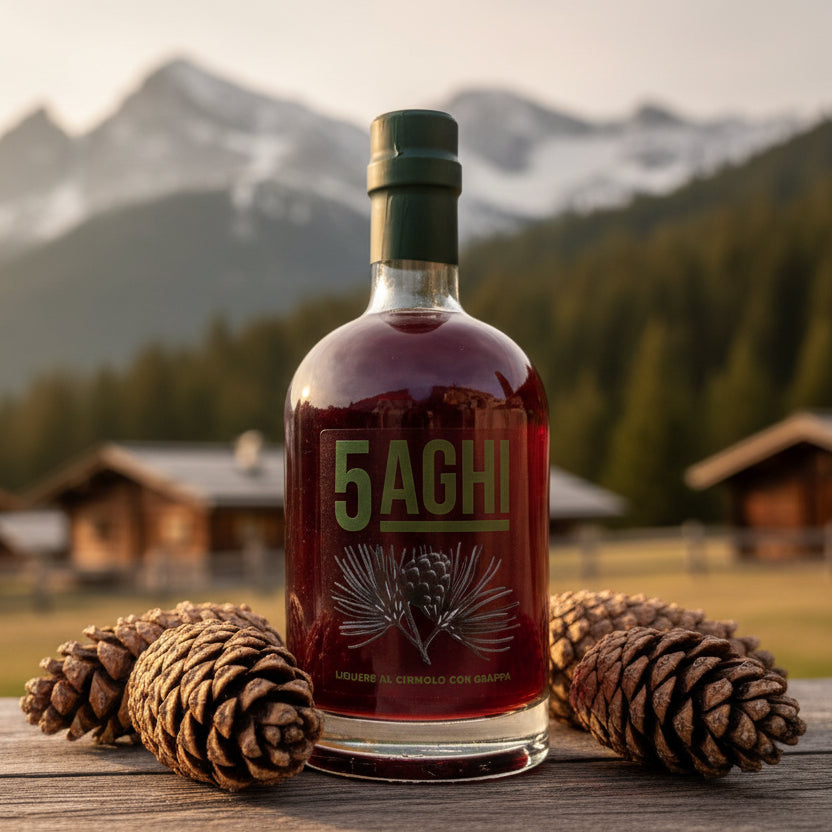 Liquore trentino al cirmolo