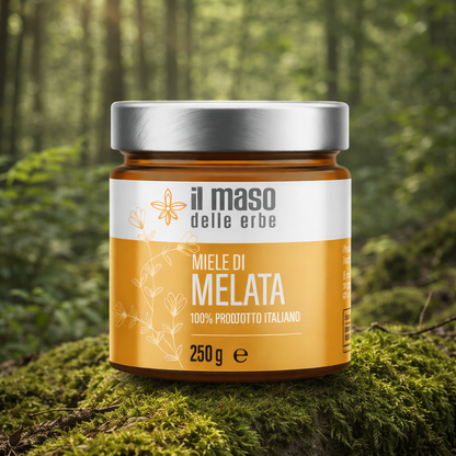 Miele di Melata • 250g • L'oro scuro del bosco, intenso, minerale e profondamente aromatico