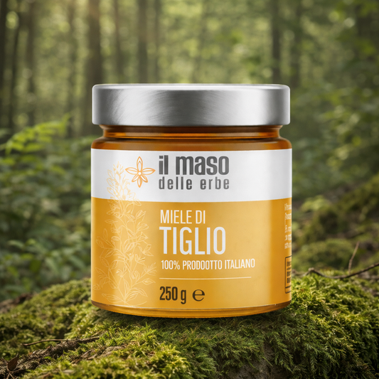 Miele di Tiglio • 250g • Una carezza balsamica dalle fioriture estive alpine