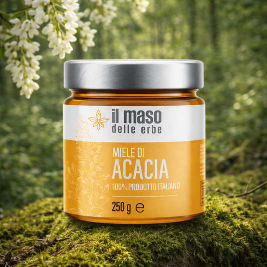Miele di Acacia • 250g • La carezza dorata dei fiori primaverili delle nostre valli