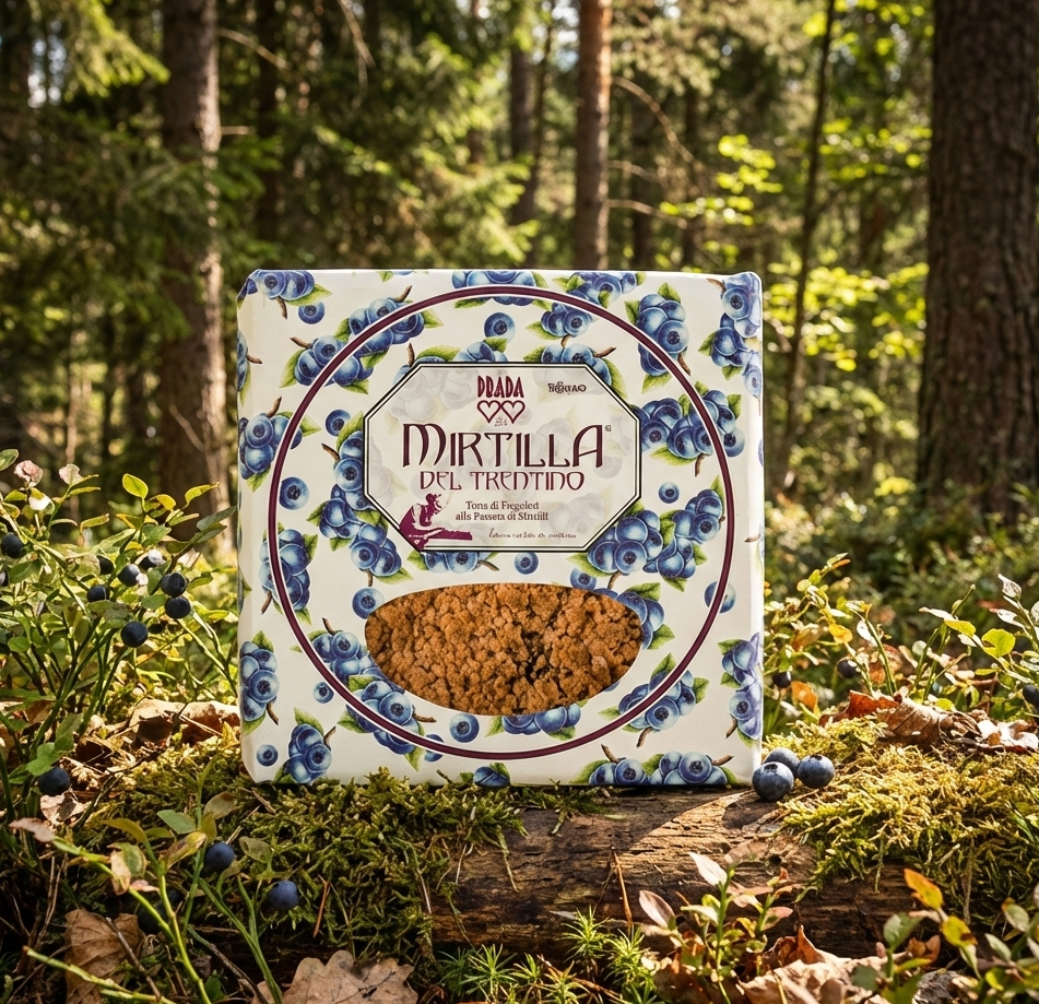 Torta al Mirtillo • 380g • Il sapore ritrovato delle "giasene" tra le vette del Monte Bondone