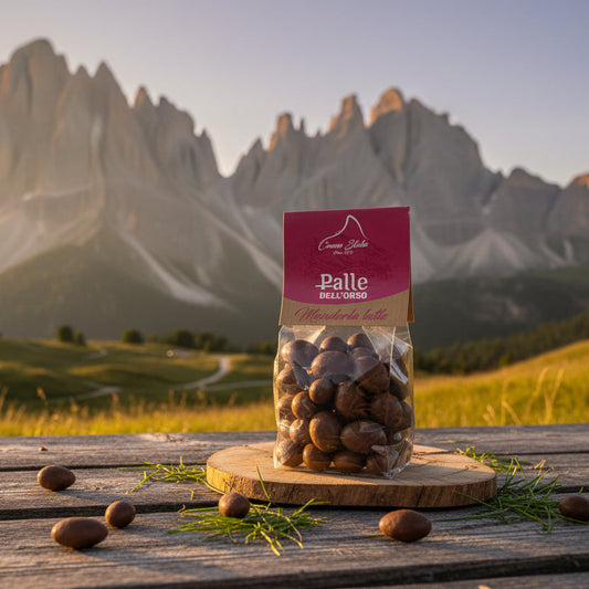 Palle dell'Orso • Mandorla e Latte • 150g • Delicatezza candida dalla piacevole croccantezza