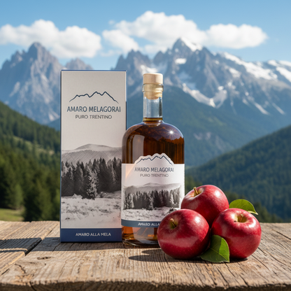 Amaro Melagorai - Liquore Artigianale Trentino alla Mela - 70cl