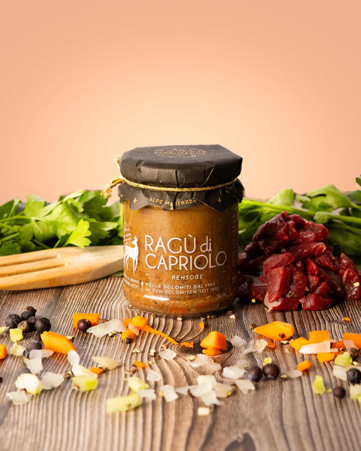 Ragù di Capriolo • 190g • L'eleganza selvatica in un condimento raffinato e leggero