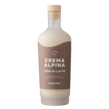 Crema Alpina al Fior di Latte Marzadro - Leggermente Alcolica - 70cl