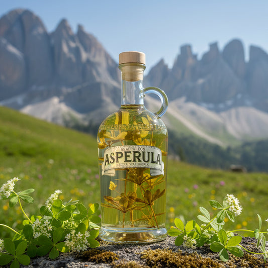 Grappa con Asperula • Ricetta Tradizionale • 50cl • Fresco sentore di sottobosco e rugiada