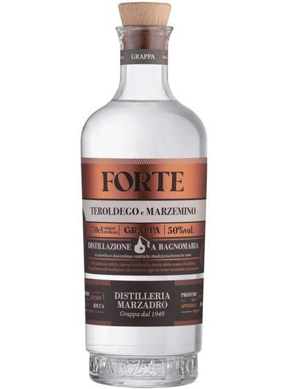 Grappa Forte Marzadro di Teroldego e Marzemino - 50cl