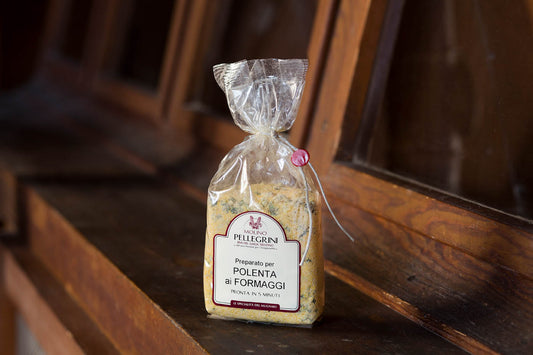 Polenta ai Formaggi • 350g • Cremosità filante e cuore caldo di montagna