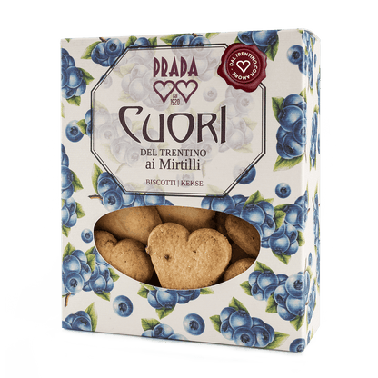 Cuori ai Mirtilli • 180g • L'anima dei nostri boschi in un cuore dolce e delicato
