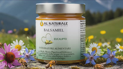 Balsamiel Al Naturale - Miele Artigianale Balsamico Trentino con Estratti Vegetali - 200ml