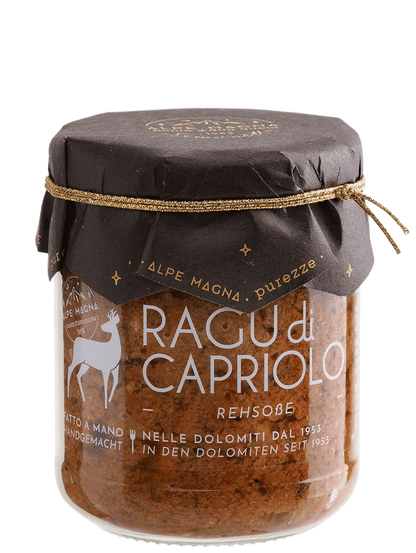 Ragù di Capriolo • 190g • L'eleganza selvatica in un condimento raffinato e leggero