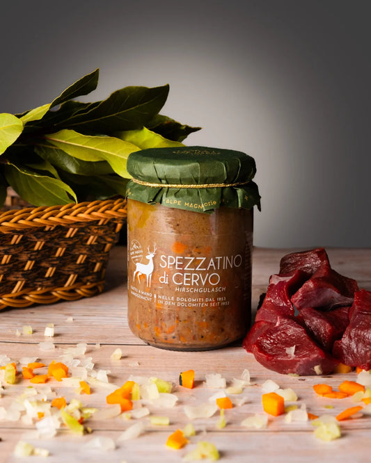 Spezzatino di Cervo • 360g • L'intensità selvaggia della montagna in un classico della cucina slow