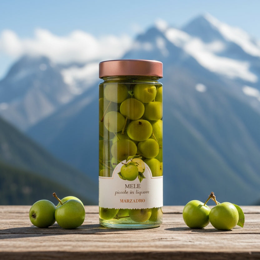 Mele Piccole in Liquore Marzadro - Specialità alla Frutta - 70cl